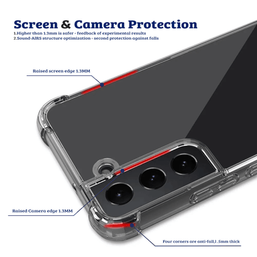 Samsung Galaxy S24 Ultra Compatible Case Cover With Hybrid Solar Crystal